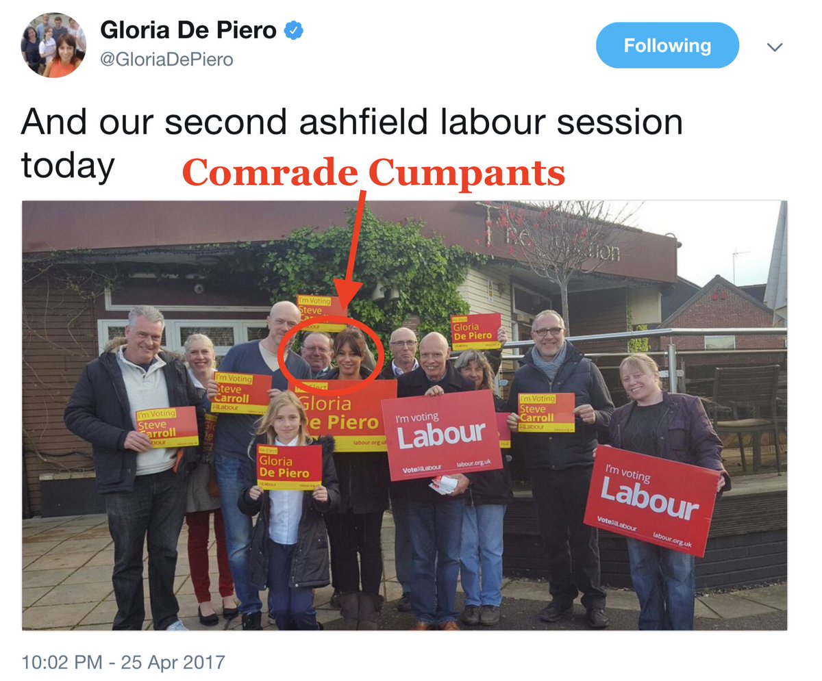 EU__Troll's tweet photo. #ComradeCumpants gets a little too close behind Ms De Piero and shoots his load https://t.co/SO5XzR0x5g
