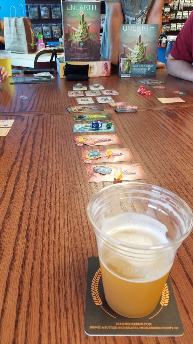 TeamDavisham's tweet photo. Hanging at @CaroTTGames for an @Unearthed_S game demo! @mia_candace @_King_Of_Mars_ @JBandNDrock https://t.co/YxGDlaWbW5