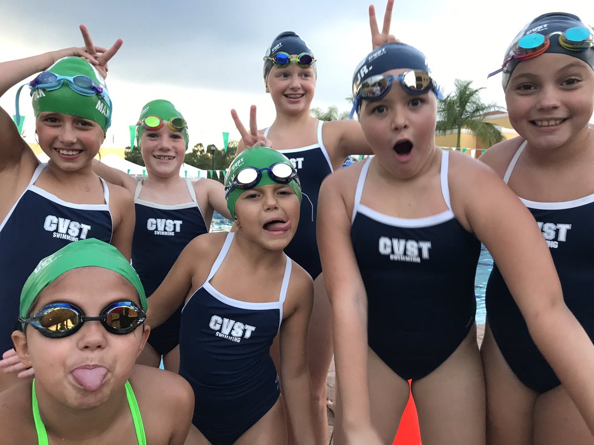 CVSTSwimming's tweet photo. #CVST Swim Chicks ready for the Butterfly events at #CVST's Friday Night at the Races! #Goodballs #FunnestTeam #FunnestSport #StayAwayIrma https://t.co/XpH1WAUOEL