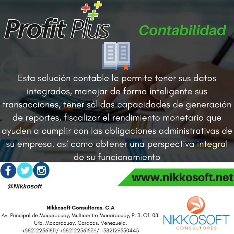 Nikkosoft's tweet photo. #Contabilidad2kdoce #Profitplus optimiza sus procesos contables de manera integral y flexible. #NegociosInteligentes https://t.co/oGLpIPS9Bk https://t.co/eO1w4PlHzB