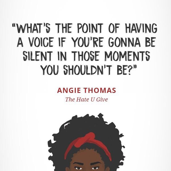 aaron_hogan's tweet photo. “That's the problem. We let people say stuff, and they say it so much that it becomes okay to them and normal for us." @angiecthomas https://t.co/X18Qpq8ZQJ