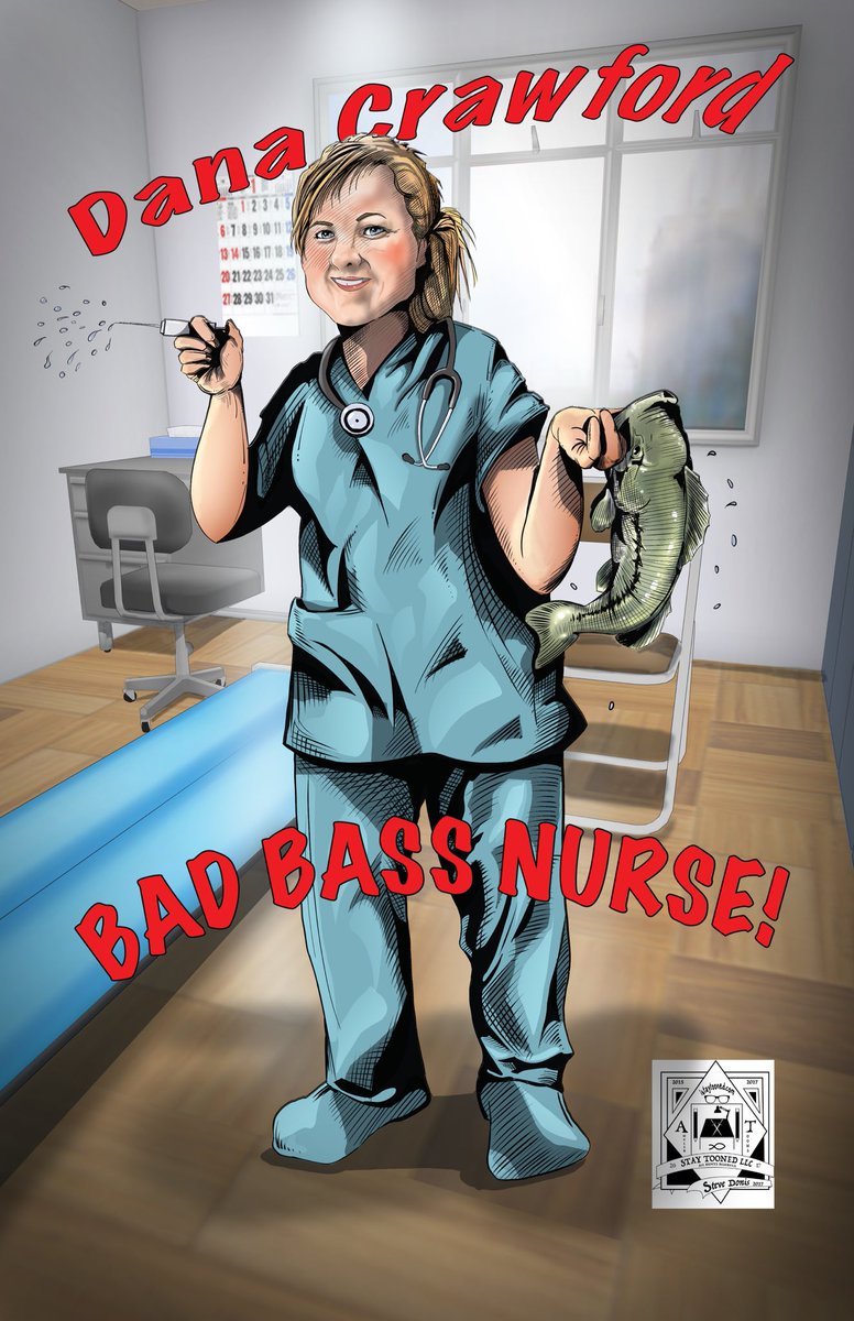 Dana hired me to make her a bad BASS Nurse! <a href="/Walt_Parker/">Walter Parker</a> @Fisherman1954 <a href="/gofishdan/">Daniel Kenney</a> <a href="/Jdbasslinger115/">JD</a> <a href="/NewProProducts/">New Pro Products</a> <a href="/TackleModz/">TackleModZ</a>