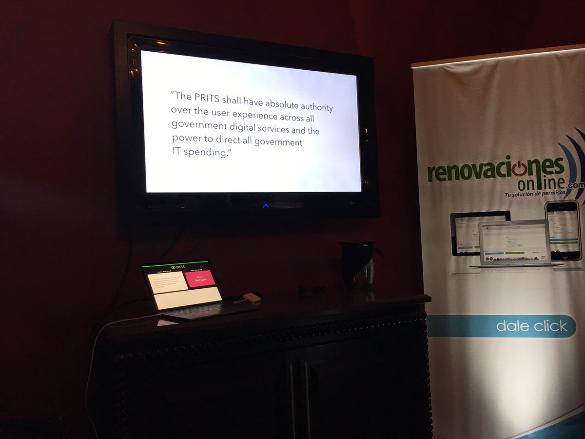 .<a href="/sheldonline/">Dan Sheldon</a> has it right. Give PRITS absolute authority over user experience and govt IT spending <a href="/prstatecino/">Glorimar Ripoll</a> @prstatecio <a href="/giangonz/">Giancarlo Gonzalez Ascar</a>