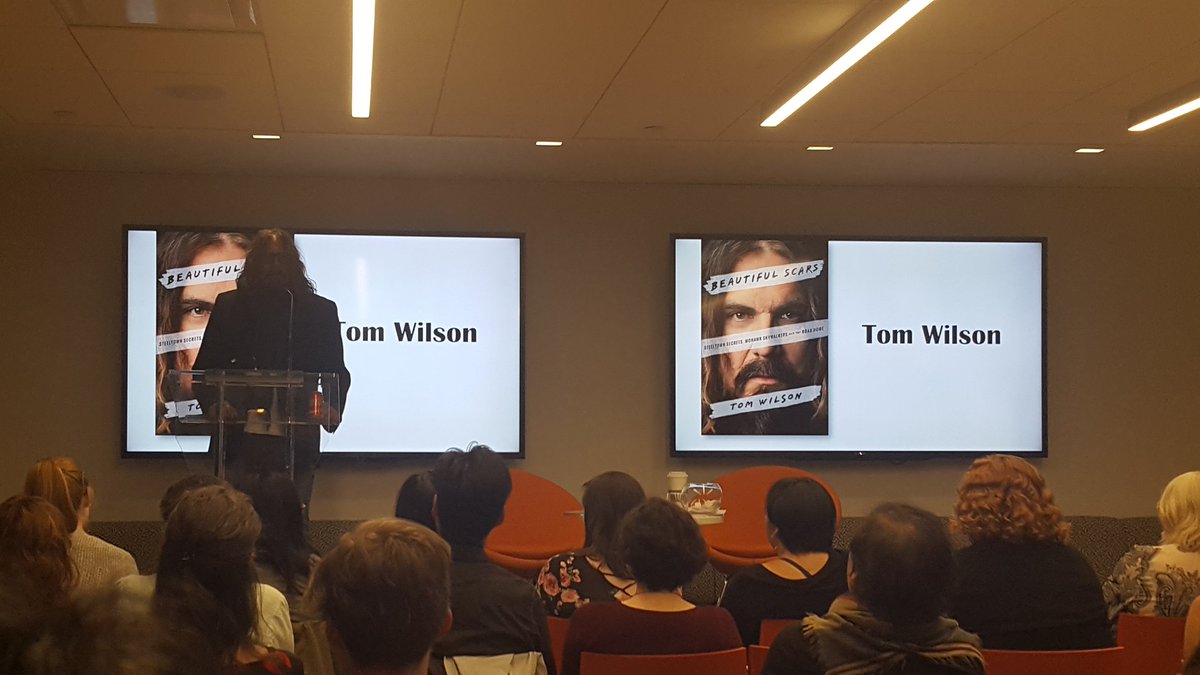 ReemaJK's tweet photo. Tom Wilson hilariously telling us about his moving new novel #PRHCpreview https://t.co/HIHcLNnnmb