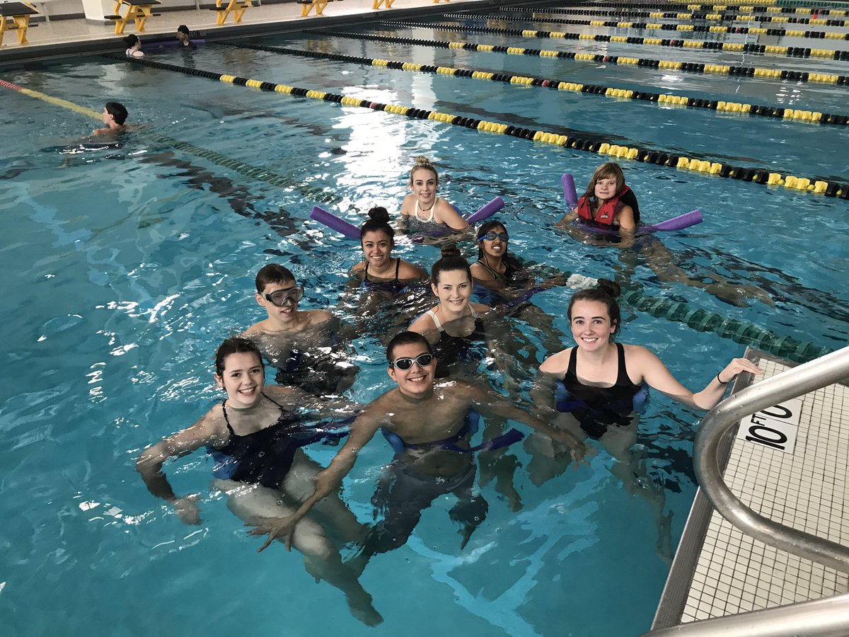 Fun Friday in the pool with peer partners!
