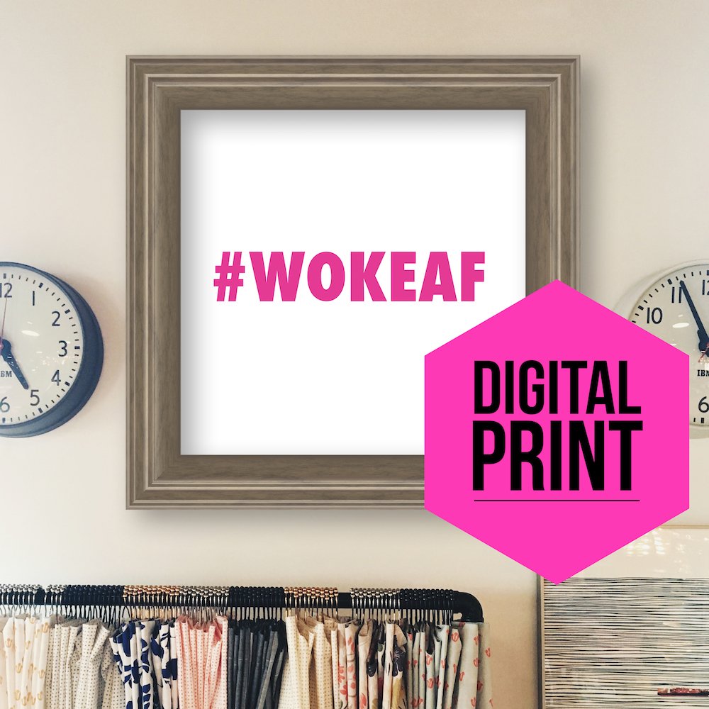 #WokeAF Funny Digital Art Print

etsy.me/2uz2JrR

#etsyaaa #etsyhmw #trends #shophomemade #giftidea