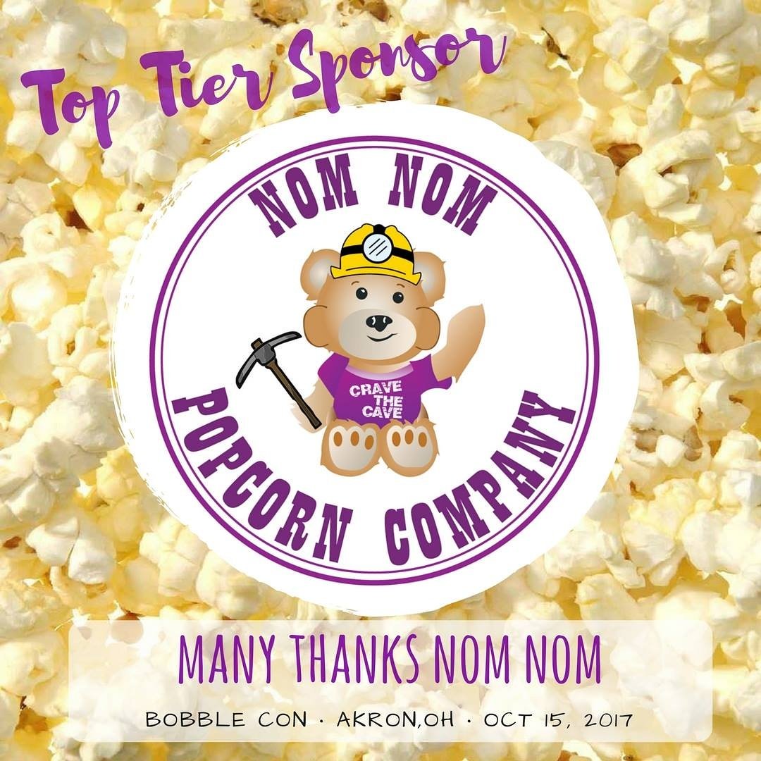BobbleAddict's tweet photo. Thank you @NomNomPopcornCo! Come out & enjoy their ballpark cuisine, along with many of their gourmet sweets at #BobbleCon https://t.co/EibBuut3sJ