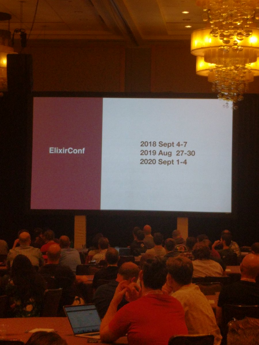 marpo60's tweet image. Great ElixirConf!!!!! See you all in 2018, 2019 and 2020!!!!!! #ElixirConf2017