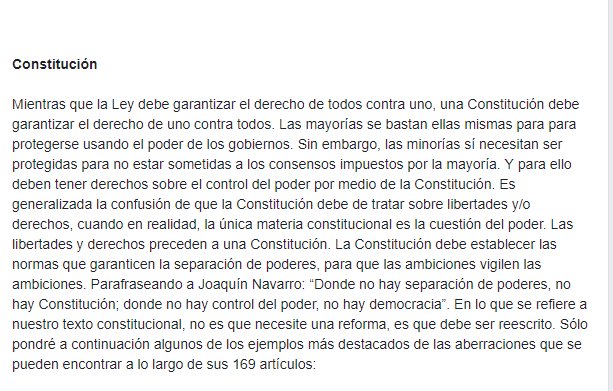 EnkiVzla's tweet photo. ! la Ley debe garantizar el derecho de todos contra uno, la Constitución debe garantizar el derecho de uno contra todos
🌍 L7E Ellen Pompeo #FelizFinde #YeahOpening Vladimir Hernández https://t.co/chWY89Nf7U