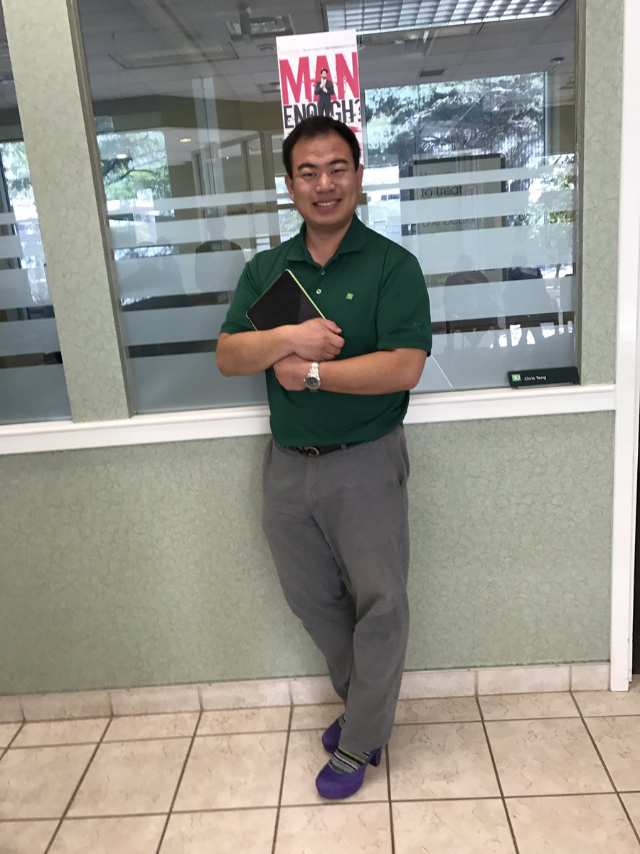 MaxMi_TD's tweet photo. Wearing two hats today to promote digital banking and Gillian's Place @itsthattinkgirl @aurorachan_TD @CobyHawkins_TD @Jennic787 https://t.co/FJXFVDeDKy