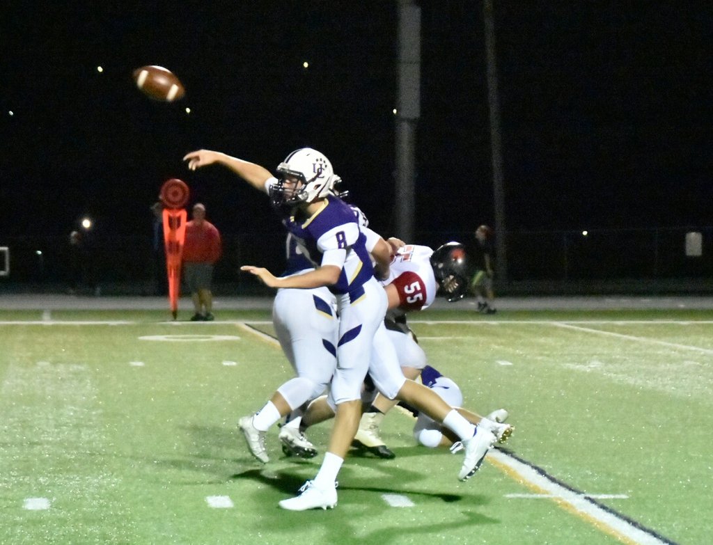 A 43-yd TD run by <a href="/coledockrey_/">Cole</a>  and a 79-yd TD pass to Sawyer Drake give Union Co. a 35-7 lead over Andrews, NC after 3Q.
