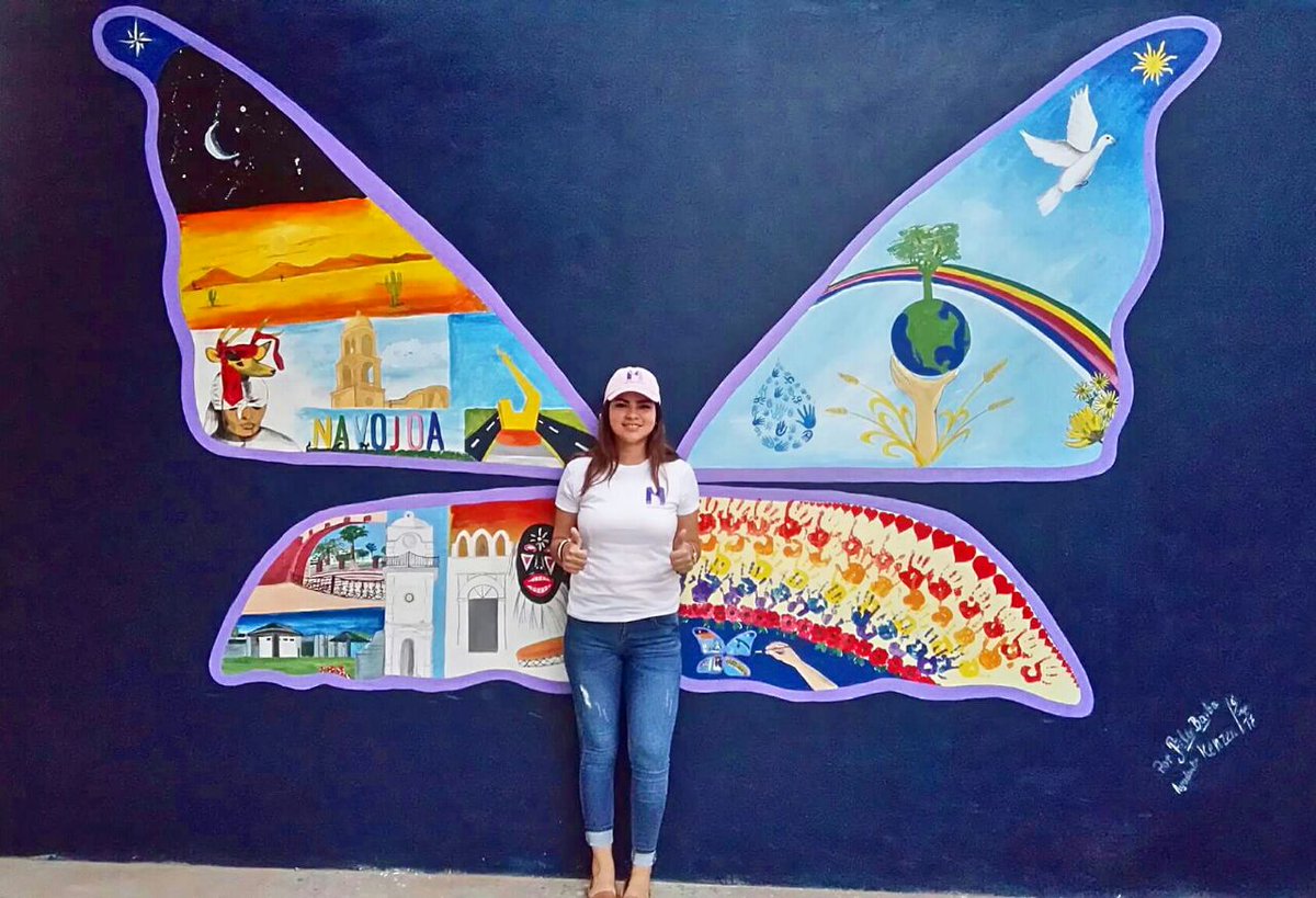 jcmsonora's tweet photo. Jovenes de Yo con México Sonora, del municipio de NAVOJOA, realizaron un mural para promover la cultura y tradicion de la región. @YoConMex https://t.co/QiO0eEoSxK