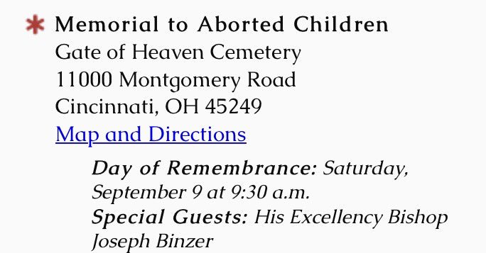Rockets For Life National Day Of Remembrance For Aborted Children Is Tomorrow Join Bishop Binzer At Gate Of Heaven Cemetery At 9 30 A M T Co Gevtrfxdnf