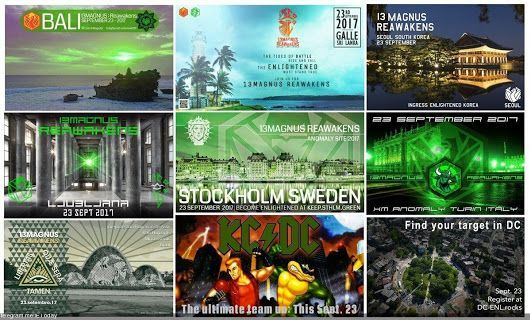 PhilonousB's tweet photo. Bali, Sri Lanka, South Korea, Slovenia, Sweden, Italy, Brazil, USA #13MAGNUS Reawakens Sept 23 #Ingress #Enlightened https://t.co/gpDJTI3Lhi https://t.co/zCJlyTwh46