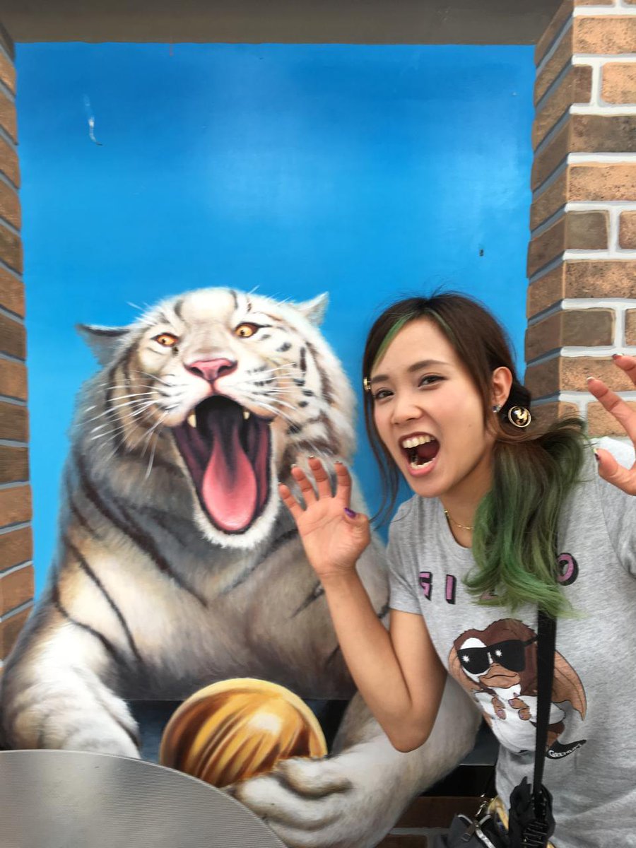 feamyuki's tweet photo. がおっ！

トリックアート好き( *´꒳`* )
https://t.co/gGEI8nDmhK #dmmyell https://t.co/EX3ZKcfkkQ