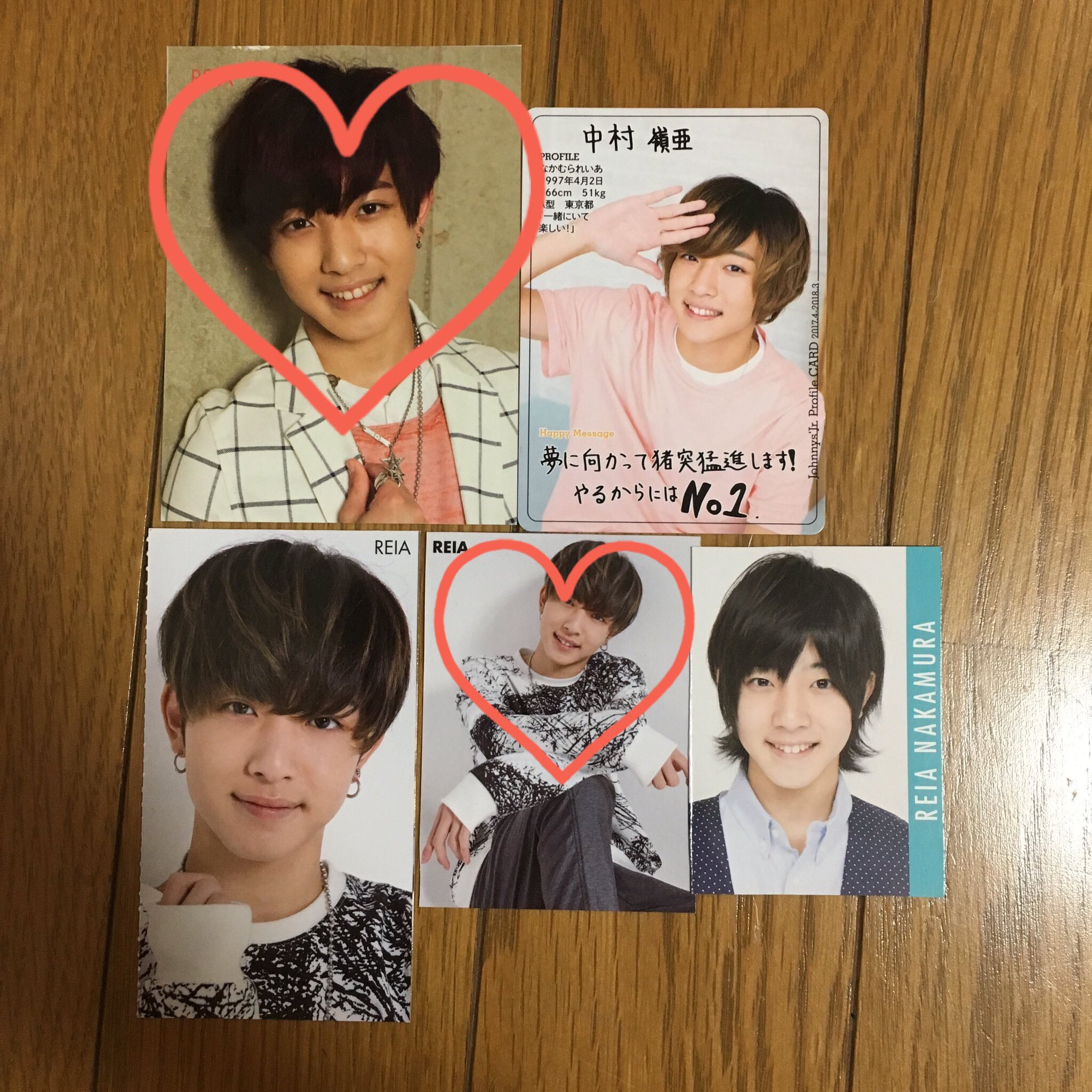 Myojo 7MEN侍 中村嶺亜 データカード デタカ