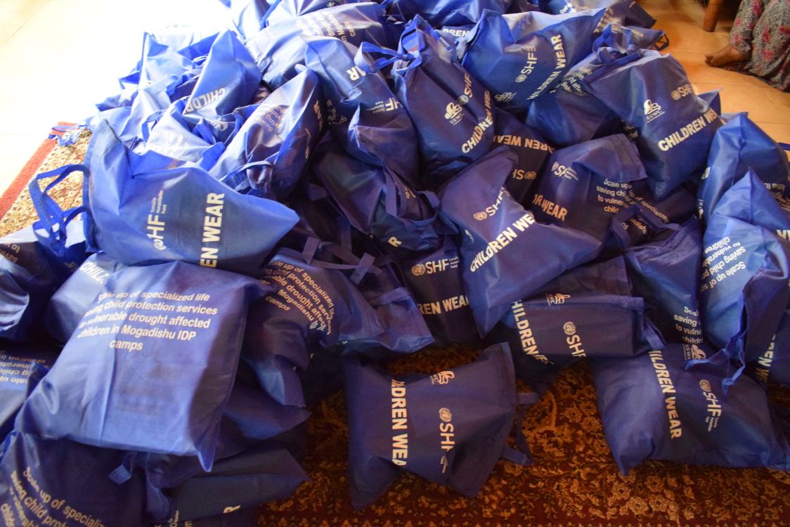 SSWC Ongoing Children's Wear distribution reached 500girls &amp;400boys. #ChildProtection Supported by SHF  <a href="/shf_somalia/">Somalia Humanitarian Fund</a> <a href="/amina_hajji1/">Amina hajji</a> <a href="/OCHASom/">OCHA Somalia</a>