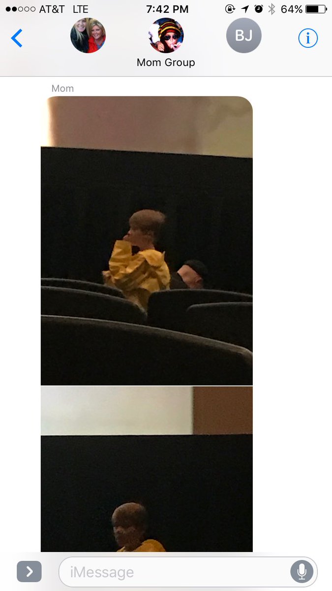 ashtynmann's tweet photo. My mom is at a theatre in AZ and casually ran into the little boy from IT in his yellow rain jacket I'm dying https://t.co/NWyZ6a6U04