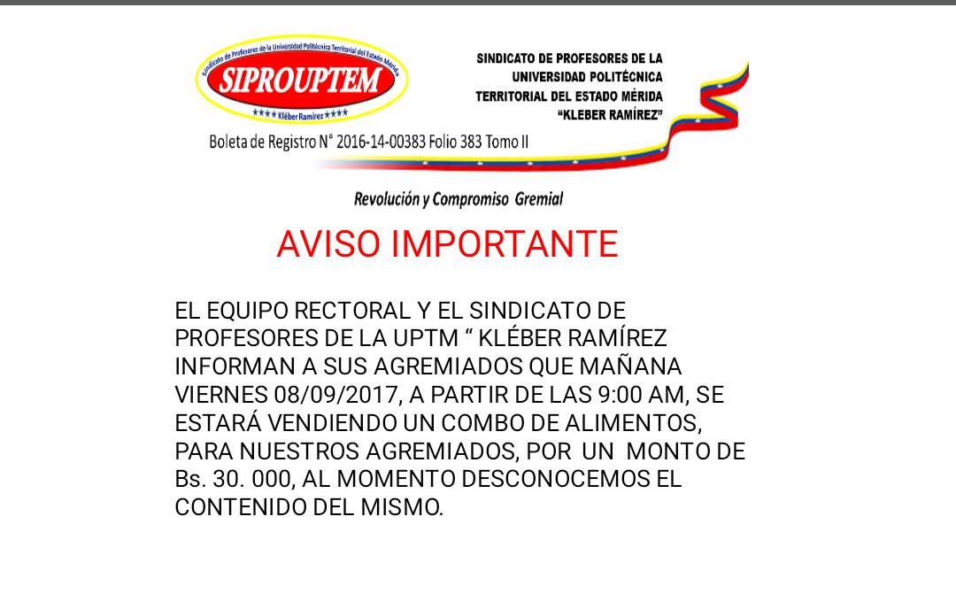 SIPROIUTE's tweet photo. Por acciones como ésta es q denunciamos la discriminación política d q somos objeto todos los Profesores de la Uptm kr. #violacionddhh https://t.co/IJuRDjyegE