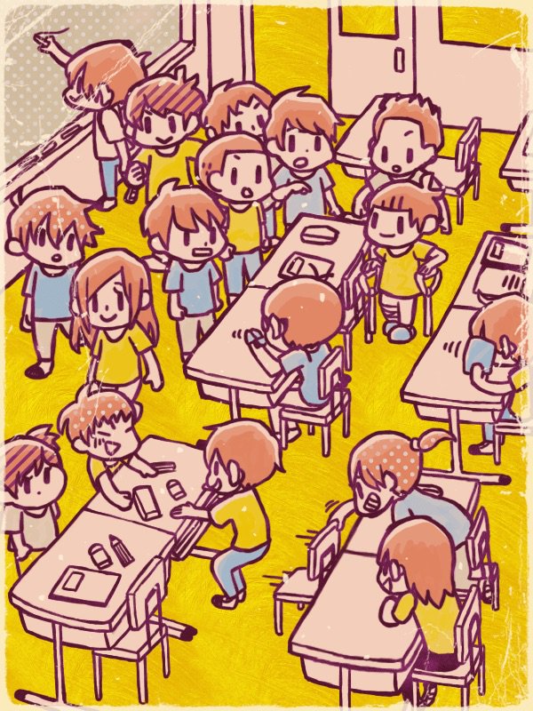 chimnope's tweet photo. [休み時間(教室)]の[気休め]が分からない…。誰かやってみて！ #小学生あるあるみっけ https://t.co/7mRACe5hJY https://t.co/3CRauvZLJW