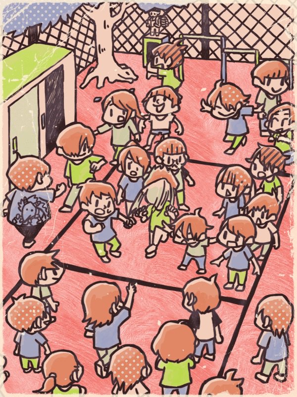chimnope's tweet photo. [休み時間(校庭)]の[絶滅危惧]が分からない…。誰かやってみて！ #小学生あるあるみっけ https://t.co/7mRACe5hJY https://t.co/63mu955KdF