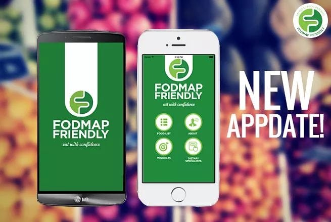 FODMAP_Friendly's tweet photo. Sept #fodmapfriendlyapp update is here! New #vegan #testedfoods, #dietitians #fodmapfriendlycertified products! #fodmaps #ibs #lowfodmap https://t.co/b8JYa3IvIF