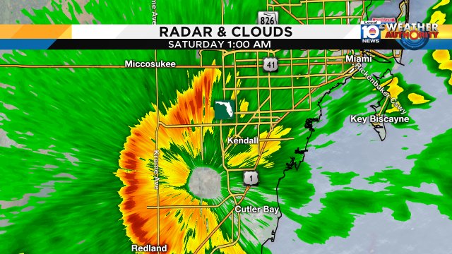 More storms from the outer bands of Irma effecting Miami https://t.co/o0NHd8B0ib