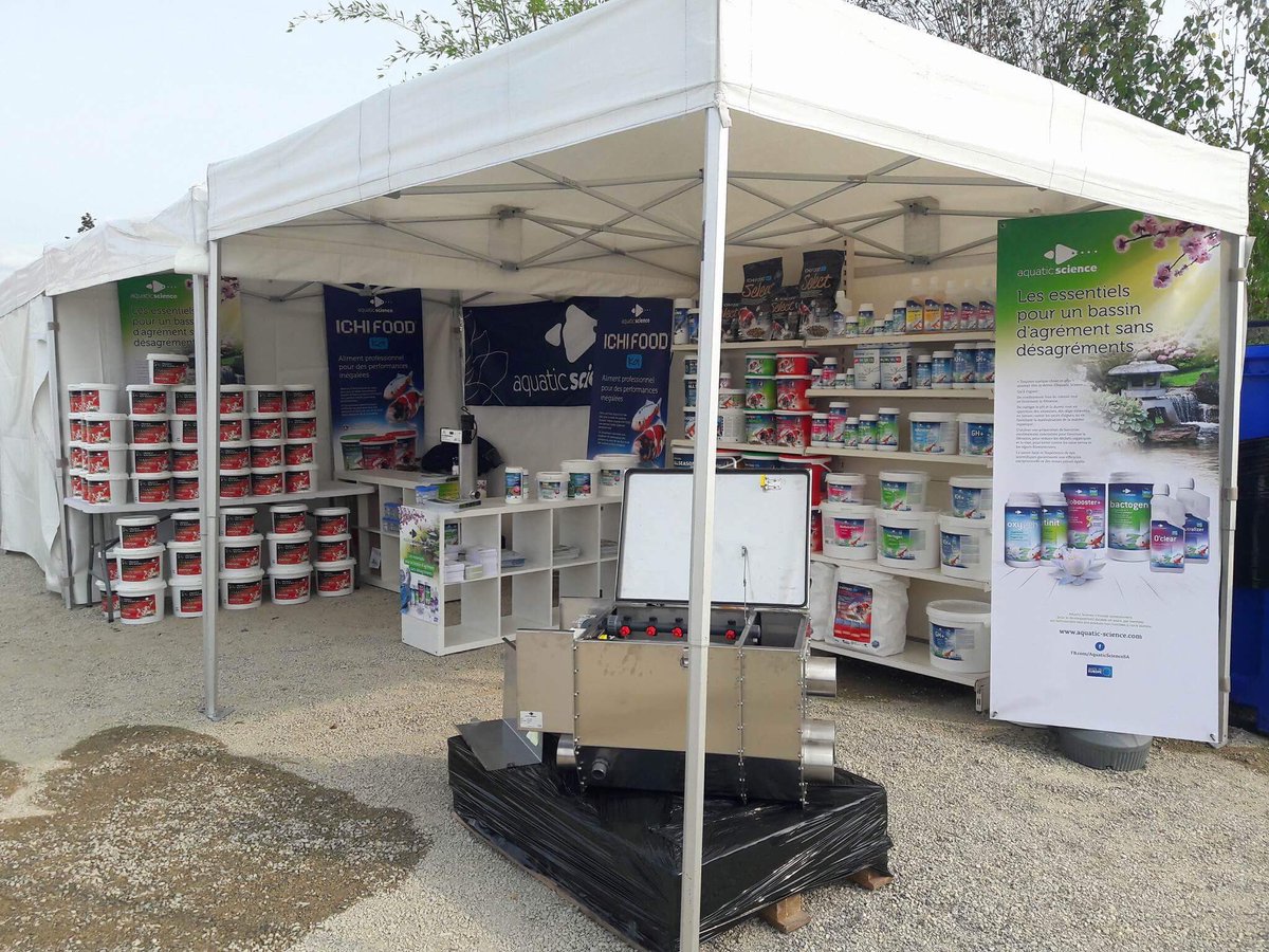 Retrouvez Aquatic-science au France Koï Show ce week-end chez Artcane à Rumersheim-le-haut (68). #FKS #Koïshow #bassin #koï #artcane