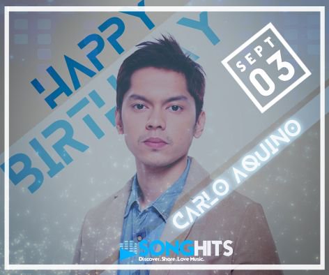 Belated Happy Birthday Carlo Aquino! (September 3) 