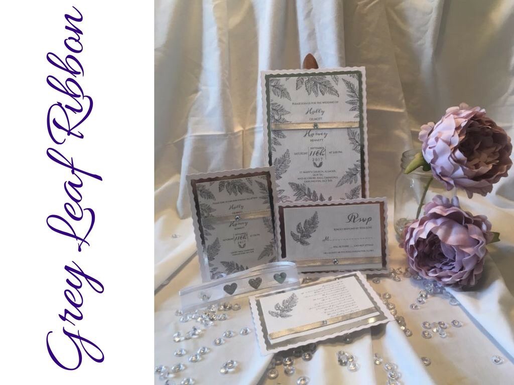 PMDurham's tweet image. Our stunning 'Grey Leaf Ribbon' range, to order yours contact us today! #MakingMemories