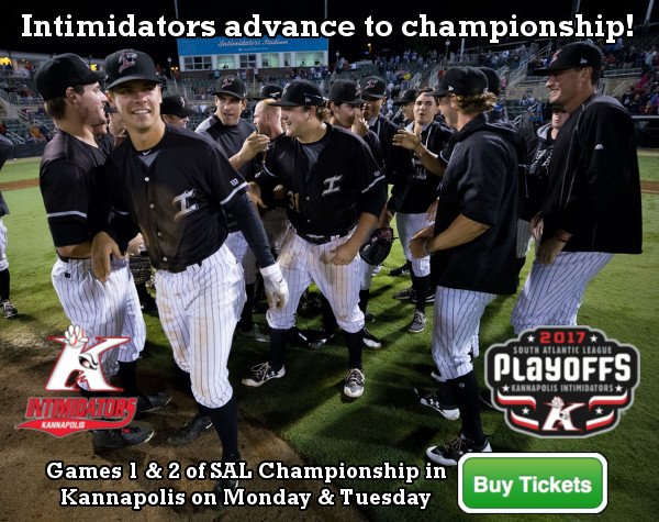 IntimidatorsTix's tweet photo. THE BOX OFFICE IS OPEN! Order your SAL Championship tickets now: 

⏰Open today 9am-1pm!
🎟Stop by.
📞704-932-3267
💻https://t.co/YpX67bvYlX https://t.co/FlUB3tWwP2