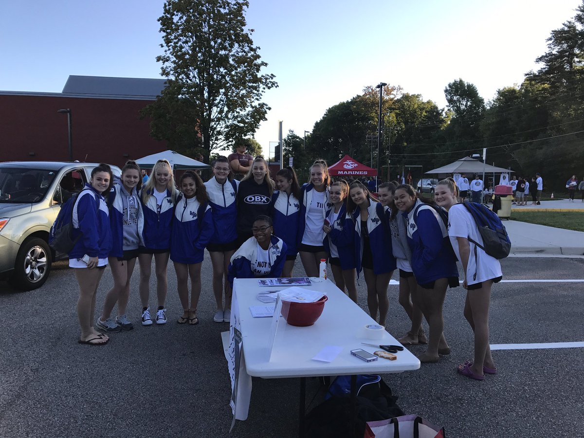 West Potomac Dance Team <a href="/wpdanceteam/">WPHS DANCE TEAM</a> up early supporting the 911 Heroes Run <a href="/theWPboard/">West Potomac HS (we/they/them)</a>