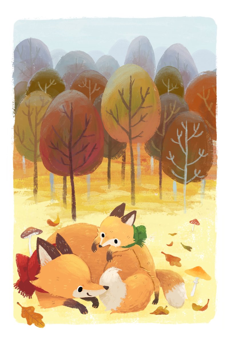 「去年のお気に入りの秋の絵 」|＊だてちゃん＊のイラスト