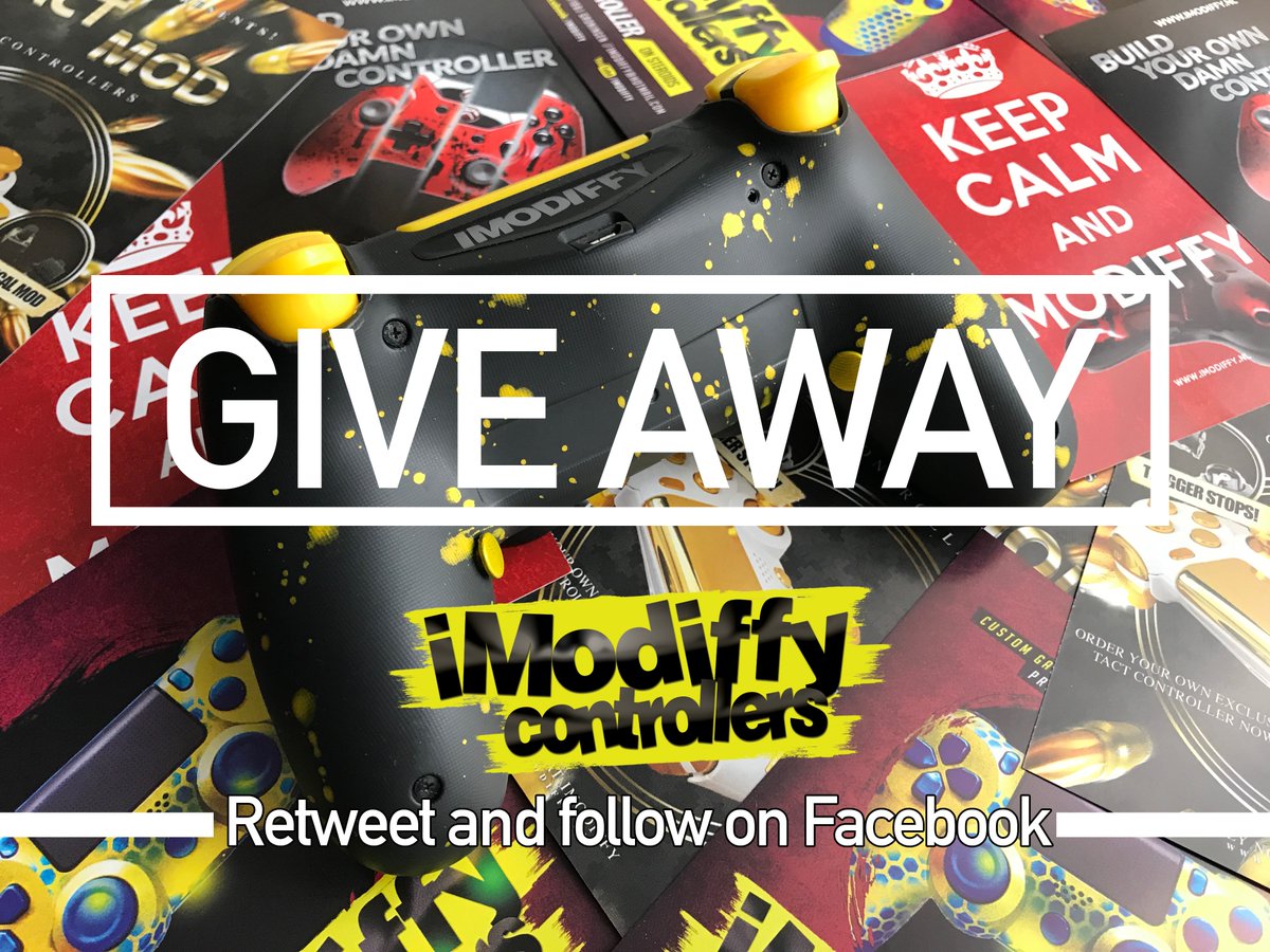 Retweet en volg ons op Facebook om kans te maken op een scuf controller modificatie! Dinsdag wordt de winnaar gekozen en bekend gemaakt:)