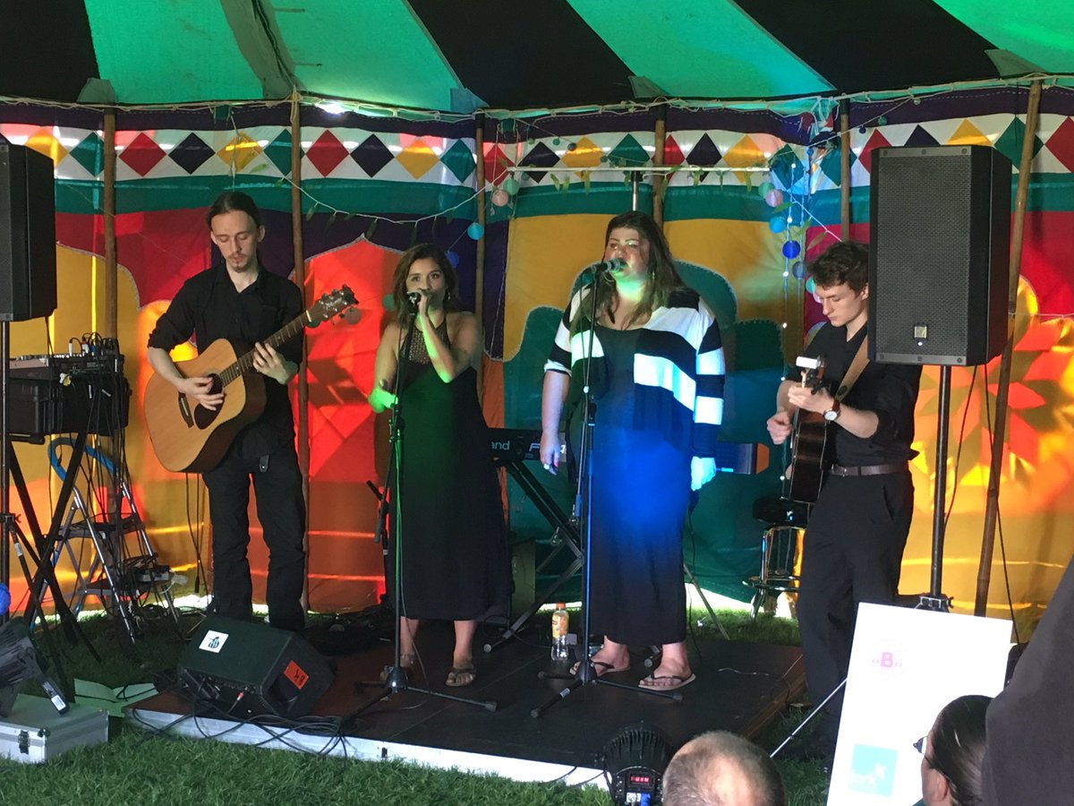 Local Singer/songwriter @elenaramona90 lighting up the Bohemia tent ☀️ <a href="/ATSFest/">Always The Sun</a>
