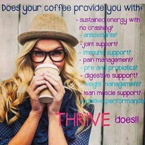 smylegrl's tweet photo. #Thrive #coffee #nocrashing #jointsupport #immunesupport #PainManagement #antioxidants #digestivesupport #thrivelife
https://t.co/r7PtbGCPHy https://t.co/faOAdhsPMe