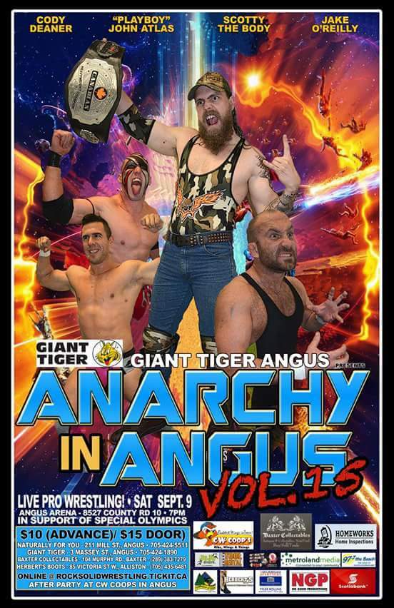 CodyDeaner's tweet photo. TONIGHT in Angus, ON with @RockSolidPro ... raising $$$ for #SpecialOlympics

#AnarchyinAngus https://t.co/fl0cHksHH3