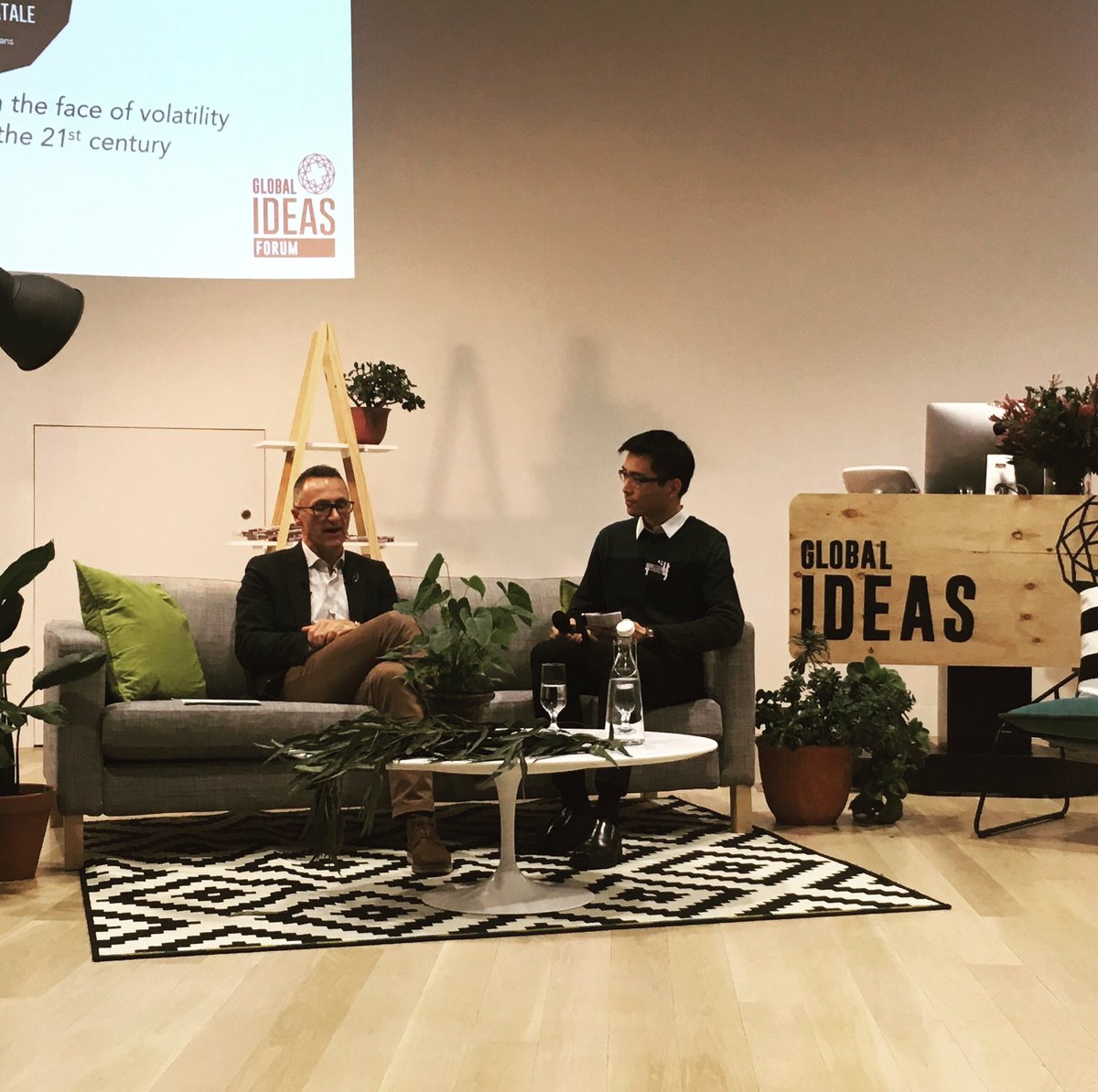 Senator Richard Di Natale discussing the future of global health leadership at #GIF17 <a href="/globideas/">Global Ideas</a> #inspiring