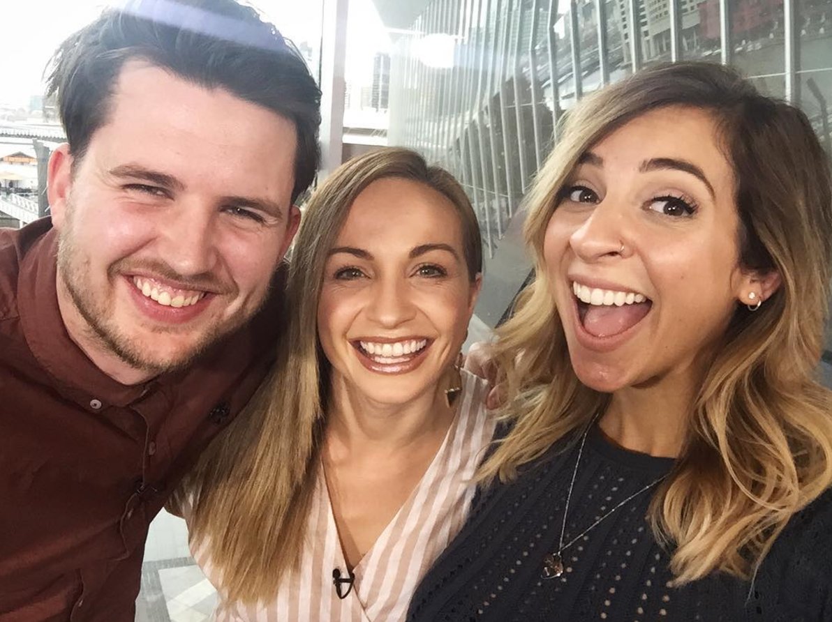 May have to beep out most of our interview with <a href="/TheGabbieShow/">FOLLOW @GABBIEHANNA 🖤</a> because she's a loose unit 😂👌🏾#VidConAUS
