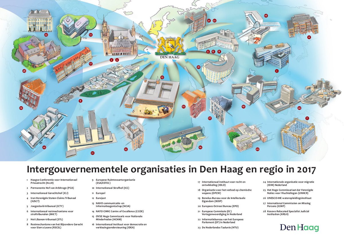 Internationale stad van #vredeenrecht levert de Haagse regio 38.500 banen en 5,8 miljard op. #Decisio tinyurl.com/y9zuw5e3