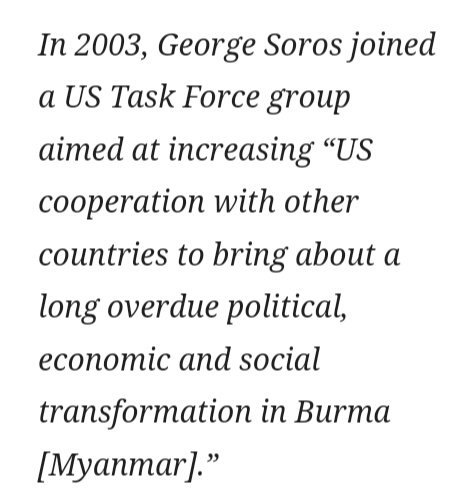 6/ Document published by  @CFR_org in 2003 “Burma: Time For Change” states “ #democracy… cannot survive in  #Burma without the help of US"