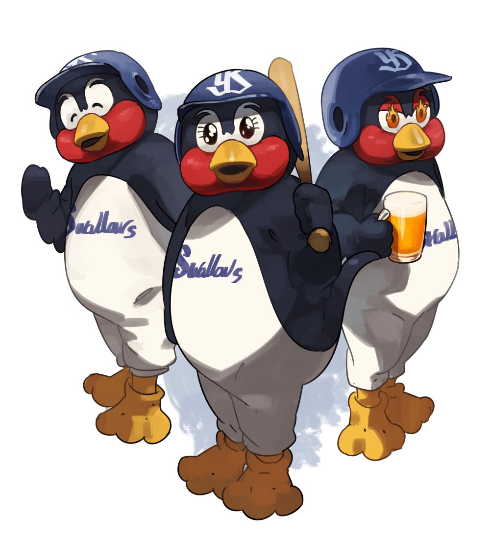 holding cup penguin beer holding cup blue headwear alcohol  illustration images