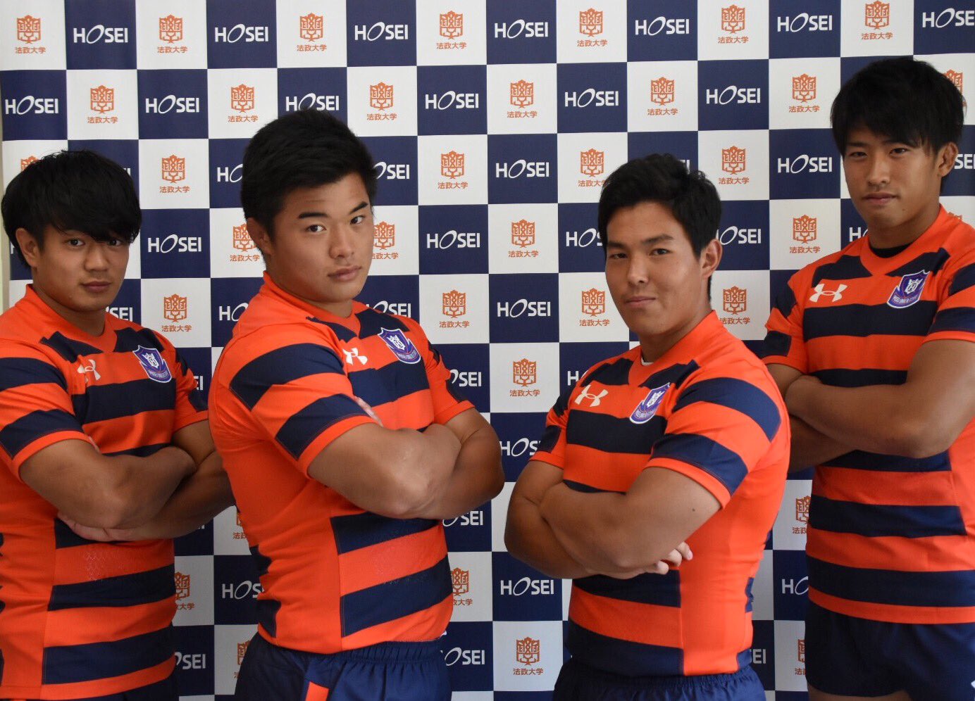 選手支給品】法政大学ラグビー部公式ユニフォーム上下