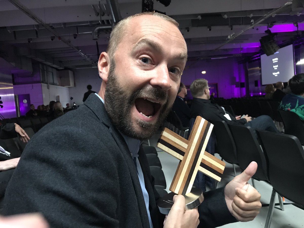 intertisement's tweet photo. We brought home the price for Best Product or Service in AR, VR, 360 video at the CopenX awards last night :-) #copenx #planimetria https://t.co/c2miSXjmen