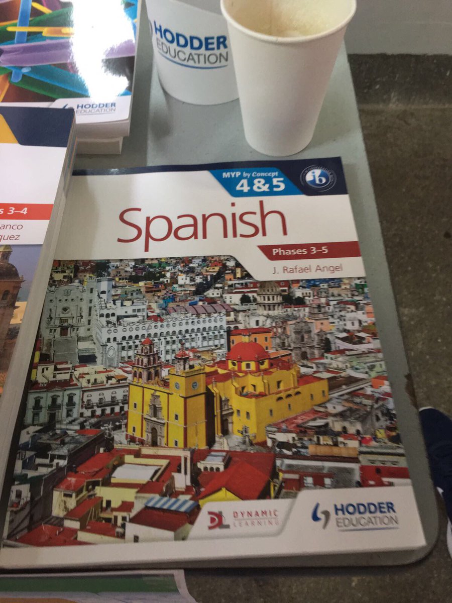 JRafaelAngelM's tweet photo. Spanish #ByConcept books at IB workshops this weekend at #ShaTinCollege @ESF_comm @HodderIntl. https://t.co/pk7o2csE2c