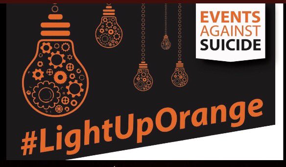 DonegalCas's tweet photo. #LightUpOrange #wspd17 #CAS800 10th September 2107 @ 8.00pm https://t.co/vlqT3uI4f6