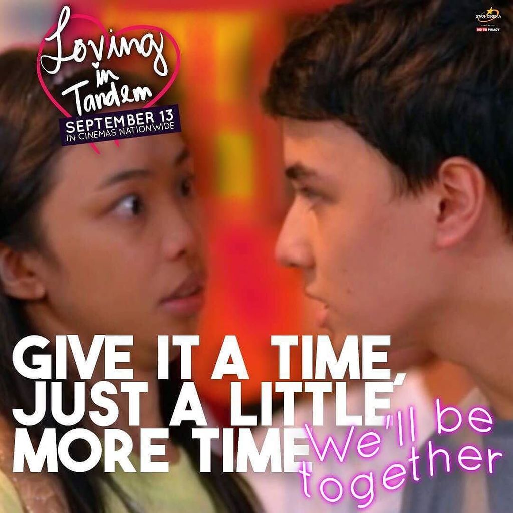 StarCinema's tweet photo. Give it a time, just a little more time... ❤️ #LovingInTandem Sept. 13 na 😍 https://t.co/7OUv6XJByD