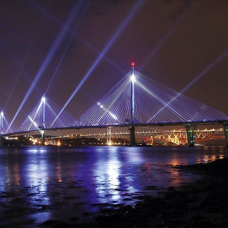 Countrylifemag's tweet photo. May the Forth be with you: the long-awaited 1.7-mile Queensferry Crossing over the Firth of Forth was opened earli… https://t.co/ve7rjHlwqC https://t.co/9JEgGi55TC