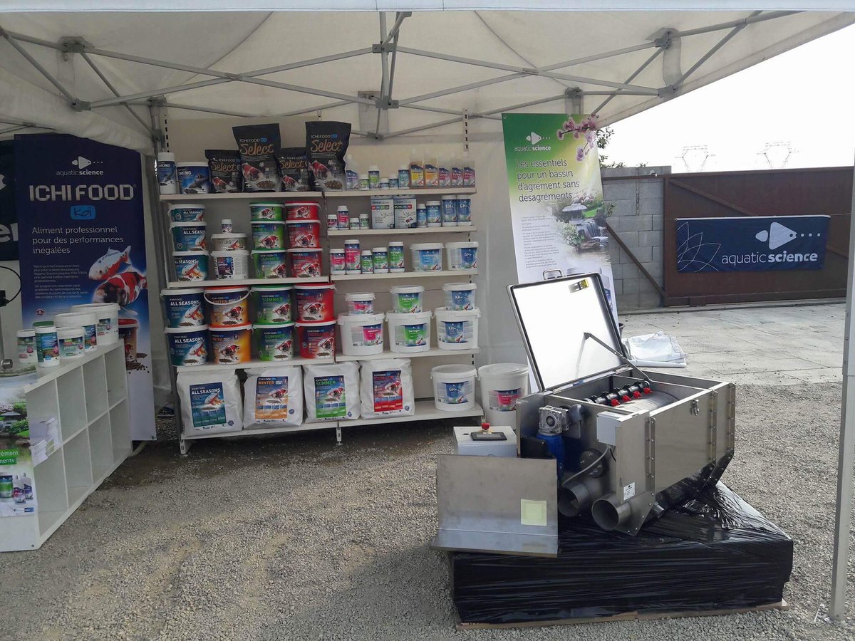 Retrouvez Aquatic-science au France Koï Show ce week-end chez Artcane à Rumersheim-le-haut (68). #koï #FKS #bassin #jardin