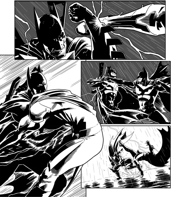 Batman vs. Batman! Coolest fight we've had in #injustice2 so far. 